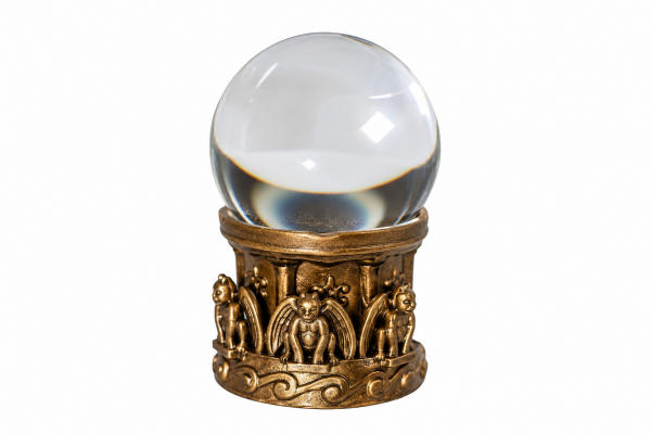Crystal Ball Pedestal & Upgraded K9 Glass Ball - Fully Adjustable