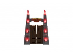 Jurassic Park Entrance Gate with LED Lighting Jurassic Park Entrance Gate with LED Lighting