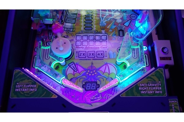 Spooky Pinball UV Lighting (Apron & Backboard)