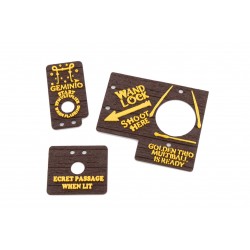 Harry Potter Pinball 3D Wooden Sign Set – Gold Lettering (Set of 3) Harry Potter Pinball 3D Wooden Sign Set – Gold Lettering (Set of 3)