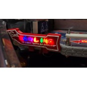 The Big Lebowski  3D Bowling Sign Mod - Custom LED Illuminated Letter Replacement for the Upper Playfield