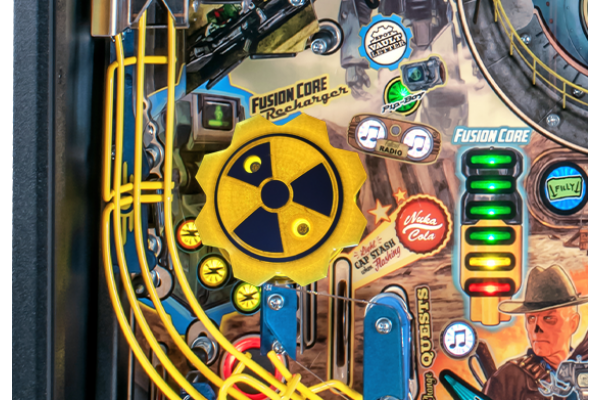 Fallout Radiation Gear Pop Bumper Cap - Vault-Tec Themed Mod Fallout Radiation Gear Pop Bumper Cap - Vault-Tec Themed Mod