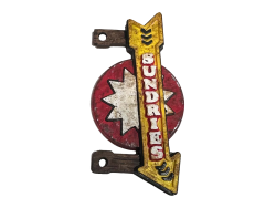 Fallout Sundries Sign - Highly Detailed 3D Sculpted Mod for Stern Fallout Pinball Fallout Sundries Sign - Highly Detailed 3D Sculpted Mod for Stern Fallout Pinball