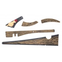 Texas Chainsaw Massacre Ancillary Plastics Set - 3D Replacement 5 Piece Set with Severed Arm & Wood Detail Pieces