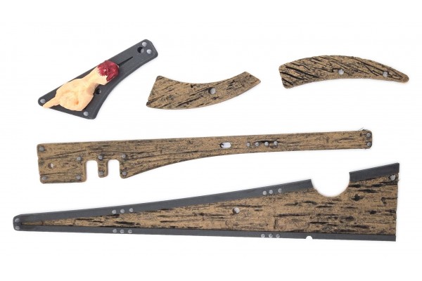 Texas Chainsaw Massacre Ancillary Plastics Set - 3D Replacement 5 Piece Set with Severed Arm & Wood Detail Pieces