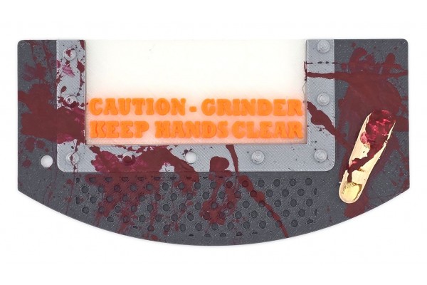 Texas Chainsaw Massacre Grinder Cover Mod - 3D Replacement Lid with Severed Finger