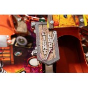 Texas Chainsaw Massacre Pinball Light Lock Sign — 3D Replacement Mod with Blood Splatter Detail