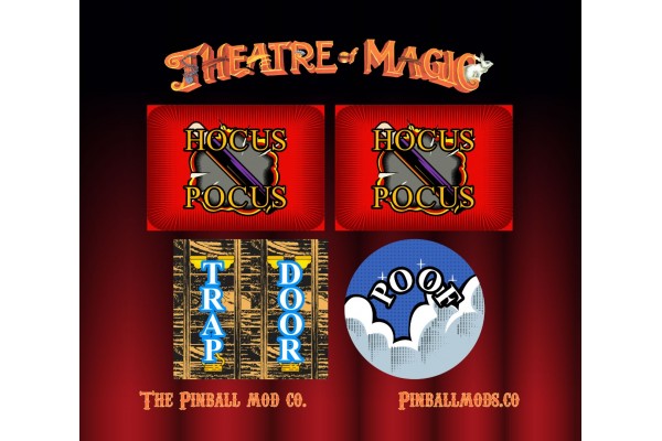 Theatre of Magic Target Decals - Original Design (5-Pack) Theatre of Magic Target Decals - Original Design (5-Pack)