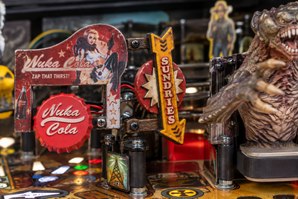Fallout Sundries Sign - Highly Detailed 3D Sculpted Mod for Stern Fallout Pinball